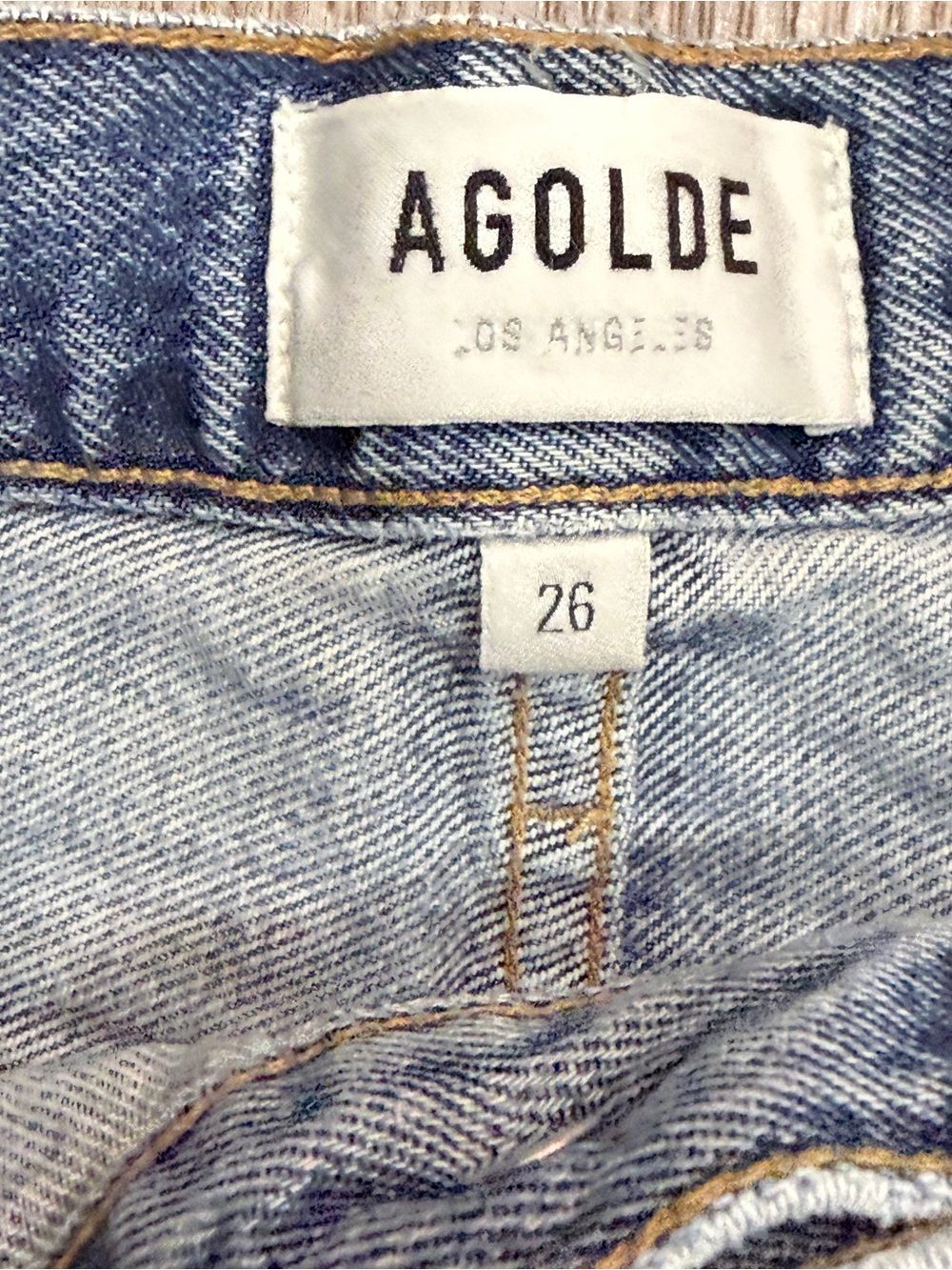 Agolde 90'S Pinch Waist High Rise Straight 26 - Picture 3 of 5